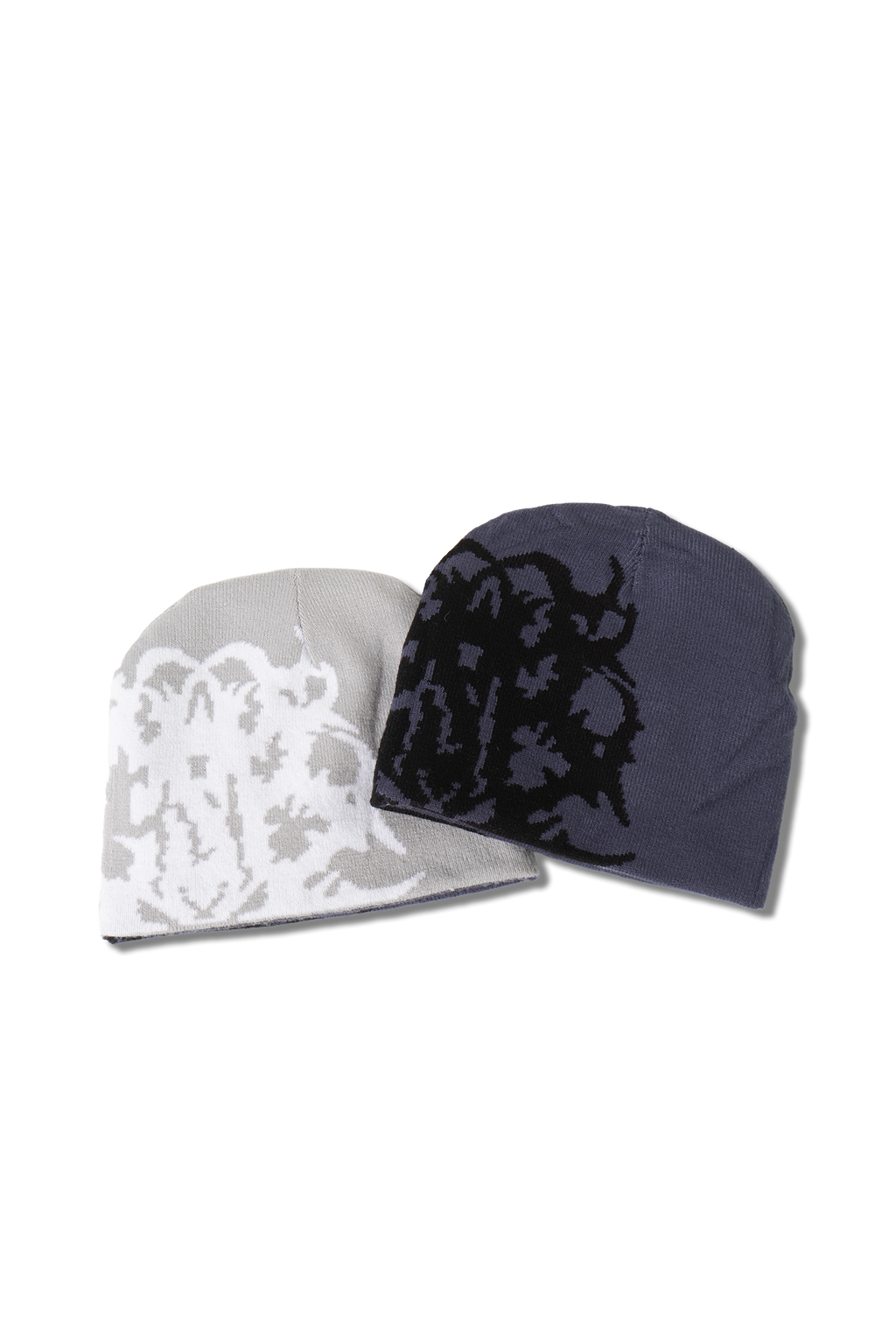 REVERSIBLE BEANIE (GREY MARLE/OBSIDIAN)